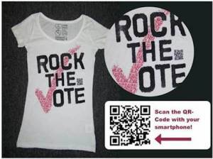 Rock the Vote QR code